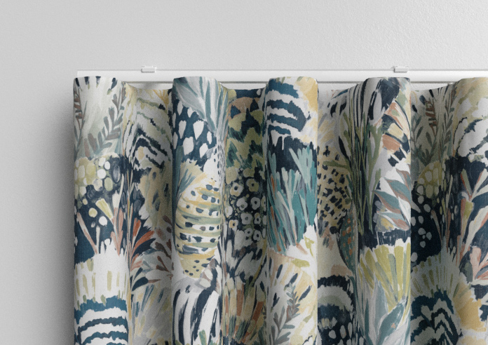 Maggie, Teal - Made to Measure Curtains - Image 13